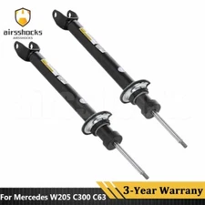 2X Front Shock Absorbers For Mercedes Benz W205 C300 C63 AMG S RWD 2WD 2015-2020