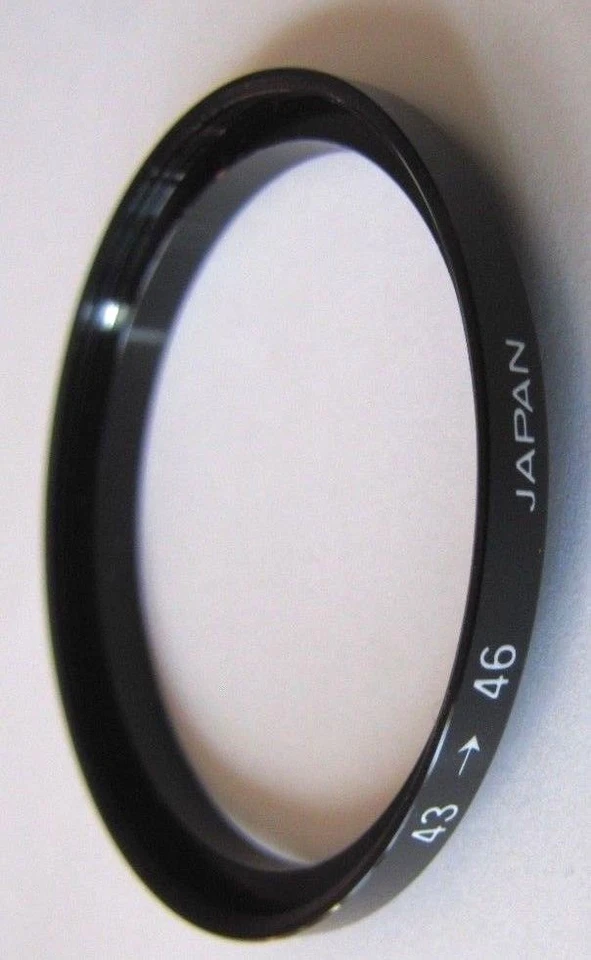 43mm-46mm Metal Adapter Stepping Step Up Ring 43 mm Lens - 46 mm Japan U&S 43-46 - Image 3 of 3