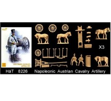 HaT Ind. Napoleonic 8226 Napoleonic Austrian Cavalry Artillery, 1/72 Toy Sold.