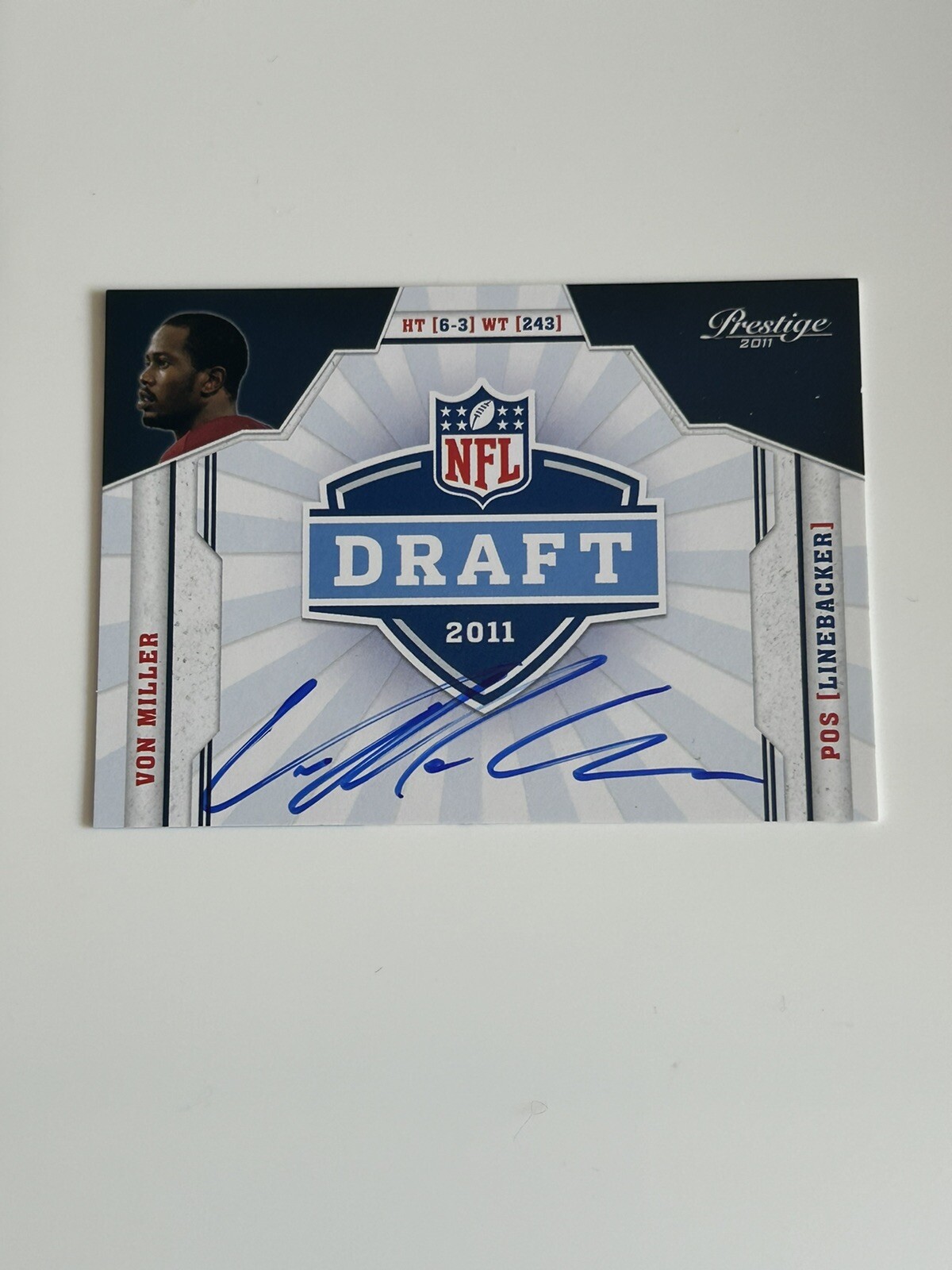 Von Miller Panini Prestige NFL Draft #40 Autograph