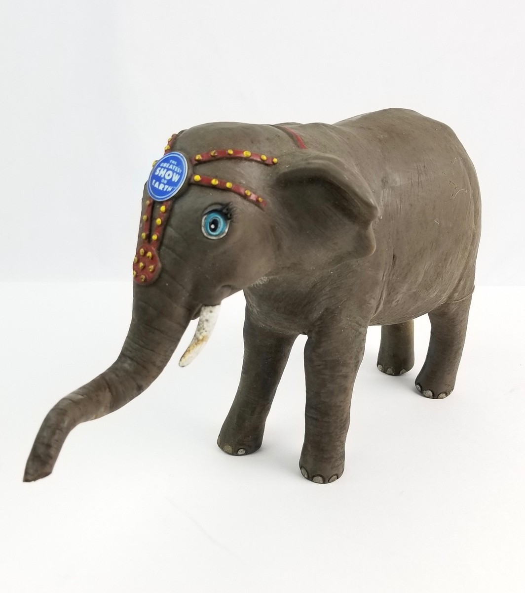 Figurine éléphant Quiralu, Plomb Creux, 1:32, Ancienne, Manques Peinture