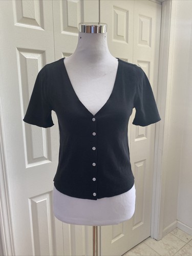 NWT J.Crew Cardigan Top Ribbed V-Neck 