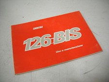 LIBRETTO USO E MANUTENZIONE FIAT 126 BIS - ORIGINALE