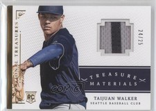 2014 Panini National Treasures Treasure Materials Prime 24/25 Taijuan Walker 0c2