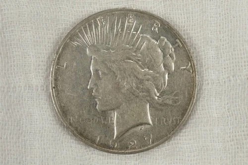 NobleSpirit Desirable 1927 S Silver Peace Dollar Choice AU About Uncirculated