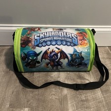 Skylanders Spyro's Adventure Green Carrying Case With Strap Dividers