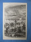 1894 Harper's Civil War Print - "Gettysburg, July 3, 1863" - I COMBINE SHIPPING