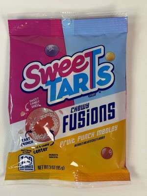   Sweet TARTS Chewy Fusions Candy, Fruit Punch Medley - Comb.SHIP +$1/ea