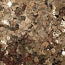 5mm Sequins Medium Gold Metallic Shiny Made in USA