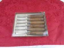 Woodcraft Wood Carving Chisels 6-Piece Hand Tool Set With Wooden Handles 6”