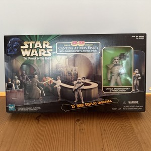 Star Wars The Power Of The Force Display 3-D Diorama Cantina At Mos Eisley NEW