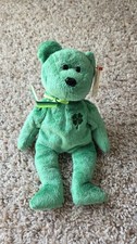 Ty Beanie Baby - Dublin - The Irish Bear - With Tags in Protector 🍀 Sparkles