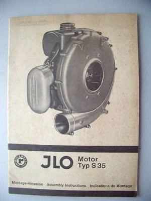 JLO Motor Typ S 35 Montage-Hinweise