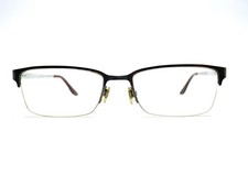 VTG Polo Ralph Lauren Silver Metal Half Rim Rectangle Glasses Polo 54 18 140