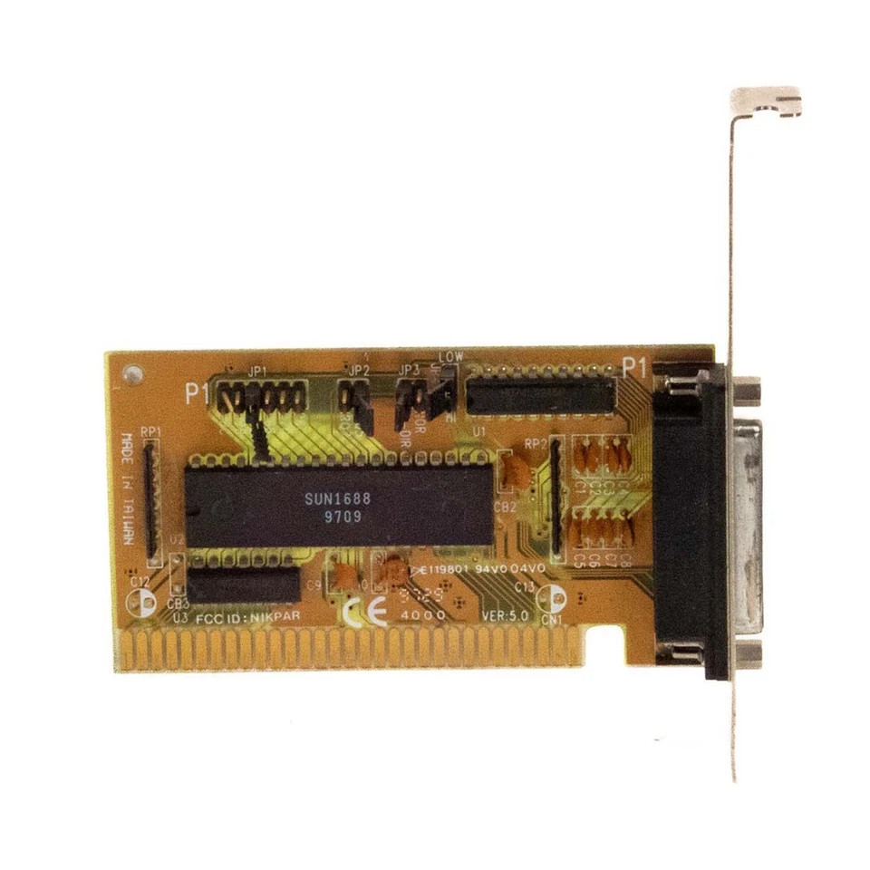 Sunix 4000 Ver:5.0 SUN1688 Single Parallel Lpt Port Isa Card - Image 2 of 3