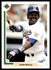 Eddie Murray 1991 Upper Deck #237 Dodgers MLB READ FREE SHIPPING AutographDen