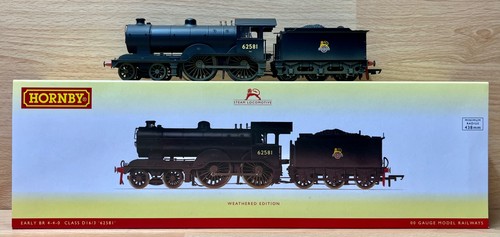 Hornby 'OO' R3303 B.R. Baureihe D16/3 Lokomotive 62581 & Tender verpackt (verwittert). | Condition: Used