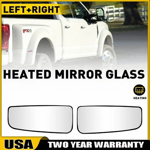 Right Left Mirror Glass Side For Heated Ford Super F250 Duty 2017-2022