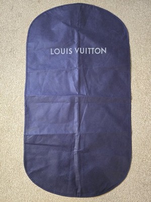 100 % AUTHENTISCH LOUIS VITTON blau Reise Kleider-/Staubbeutel