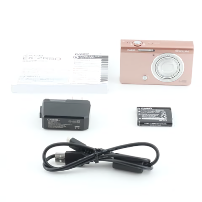 CASIO HIGH SPEED EXILIM EX-ZR50 Pink 16.1 MP Digital Camera From