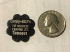LUCKY -  BILL’S VINTAGE CELLULOID DRINK TOKEN, TAMAQUA, PENNSYLVANIA  — photo 3