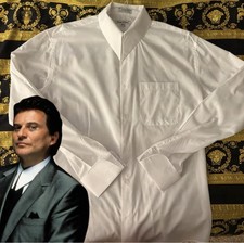 RARE Joe Pesci Goodfellas white spearpoint collar dress shirt with French cuffs