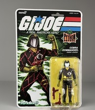 PYTHON PATROL COBRA COMMANDER GI Joe ReAction Plus Super7 Target Exclusive New