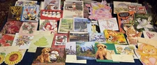 70 Asst Greeting Card & Partial Card Fronts for Crafting You Choose Favorite LOT