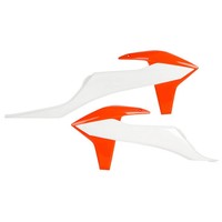 Acerbis KüHlerspoiler KTM SX/SX-F 19-, EXC/EXC-F 20-, Weiß/Orange