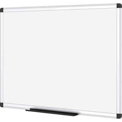 Magnetische Schreibtafel 120 x 90 cm Aluminium Silber Vertikal/Horizontal