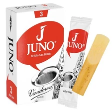 JUNO Brass and Woodwind Instrument Reeds Pack of 10 Strength 1.5 for Beginners