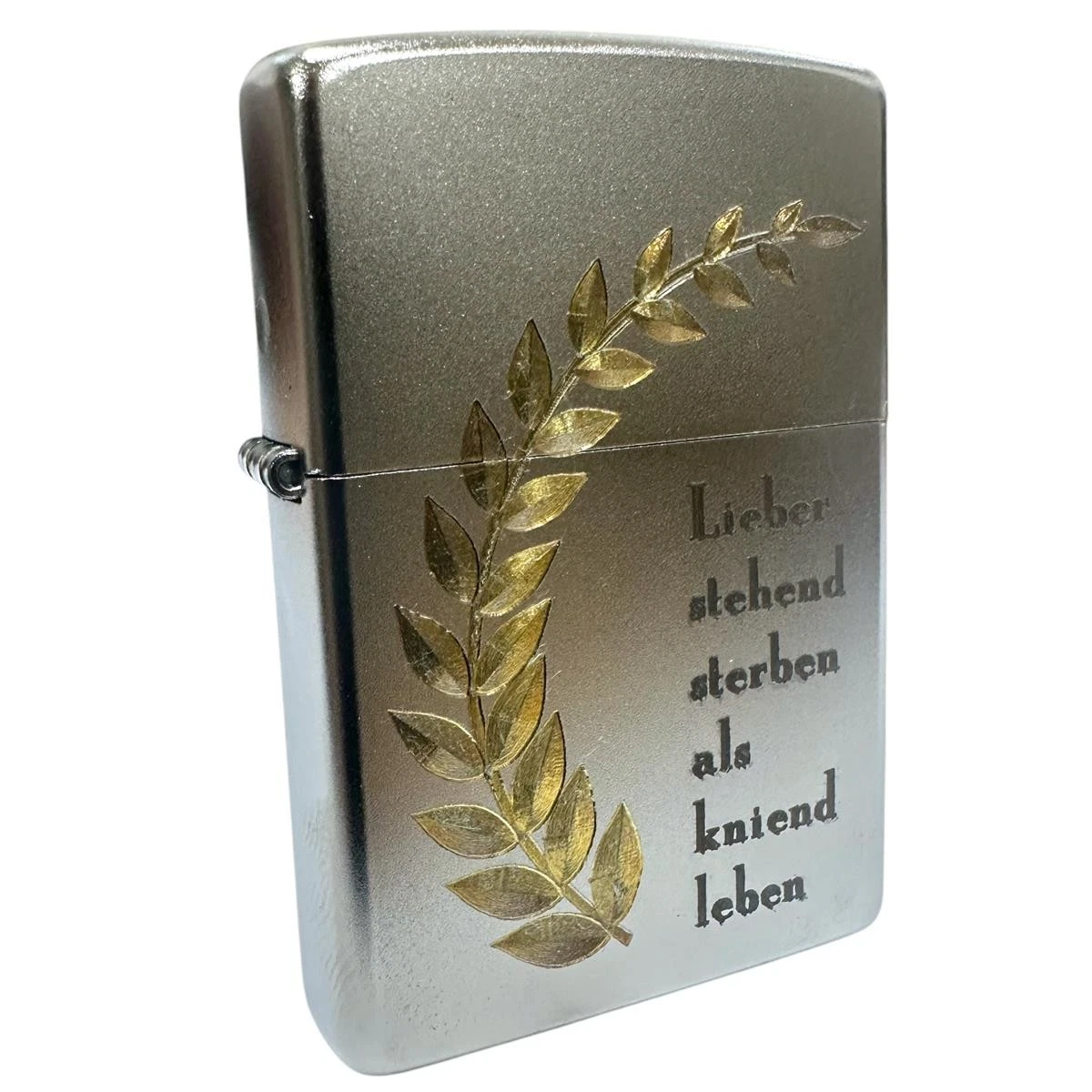 Briquet Style Zippo Couleur Or - Jetable, Neuf