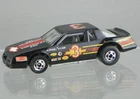 Vintage 1988 Hot Wheels Diecast Speed Fleet Black #3 Chevy Monte Carlo Stocker