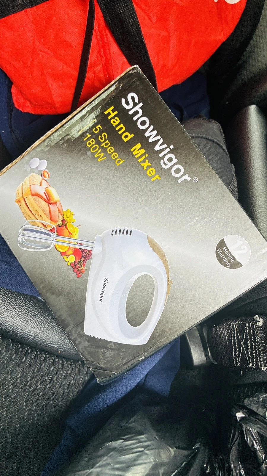 5-Speed Electric Hand Mixer with Whisk, Portable, White
Opens in a new window or tab