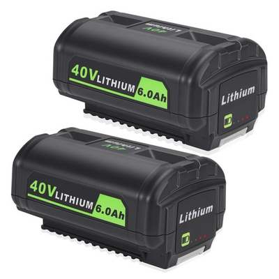 #ad 2 Pack OP4060 40 Volt 6.0Ah Battery Replacement for Ryobi 40V Battery Compat... $140.49