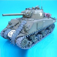 DIY 1/25 Simulation USA Sherman M4A3 Tank Paper Model Military Tank Paper Model