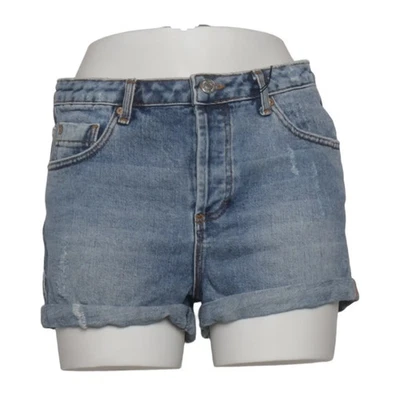 Topshop Moto, Jeans Shorts, Größe: 28, model: moto, Blau, Baumwolle #Jfz - Bild 1 von 4