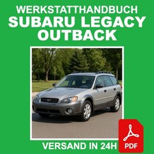Workshop Manual Subaru Legacy Outback 2003-2009 Repair Manual CD PDF DE