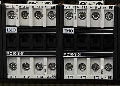 IMO MC10-S-01 24ac KONTAKTOR 4kw 3-400v 50-60hz ORIGINALTEIL (5er Pack)
