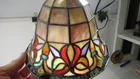 Tiffany Style Lamp Shade Stained Glass Vintage Retro Design 8.5" Across Bottom