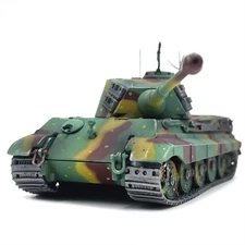 1:72 German Tiger King Heavy Tank Alloy Model Collection Military Ornament Gift
