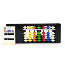 Korean Abacus 7 Digits Mathematic Calculator Color Children brain training