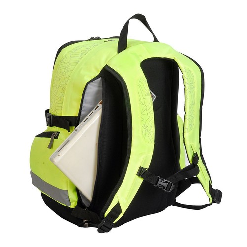 Shugon Hi Vis Backpack Bag Large Viz Reflector Work Laptop Motorbike Rucksack - Picture 3 of 12