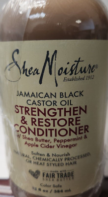 SheaMoisture Jamaican Black Castor Oil Strengthen & Restore Conditioner lot of 3