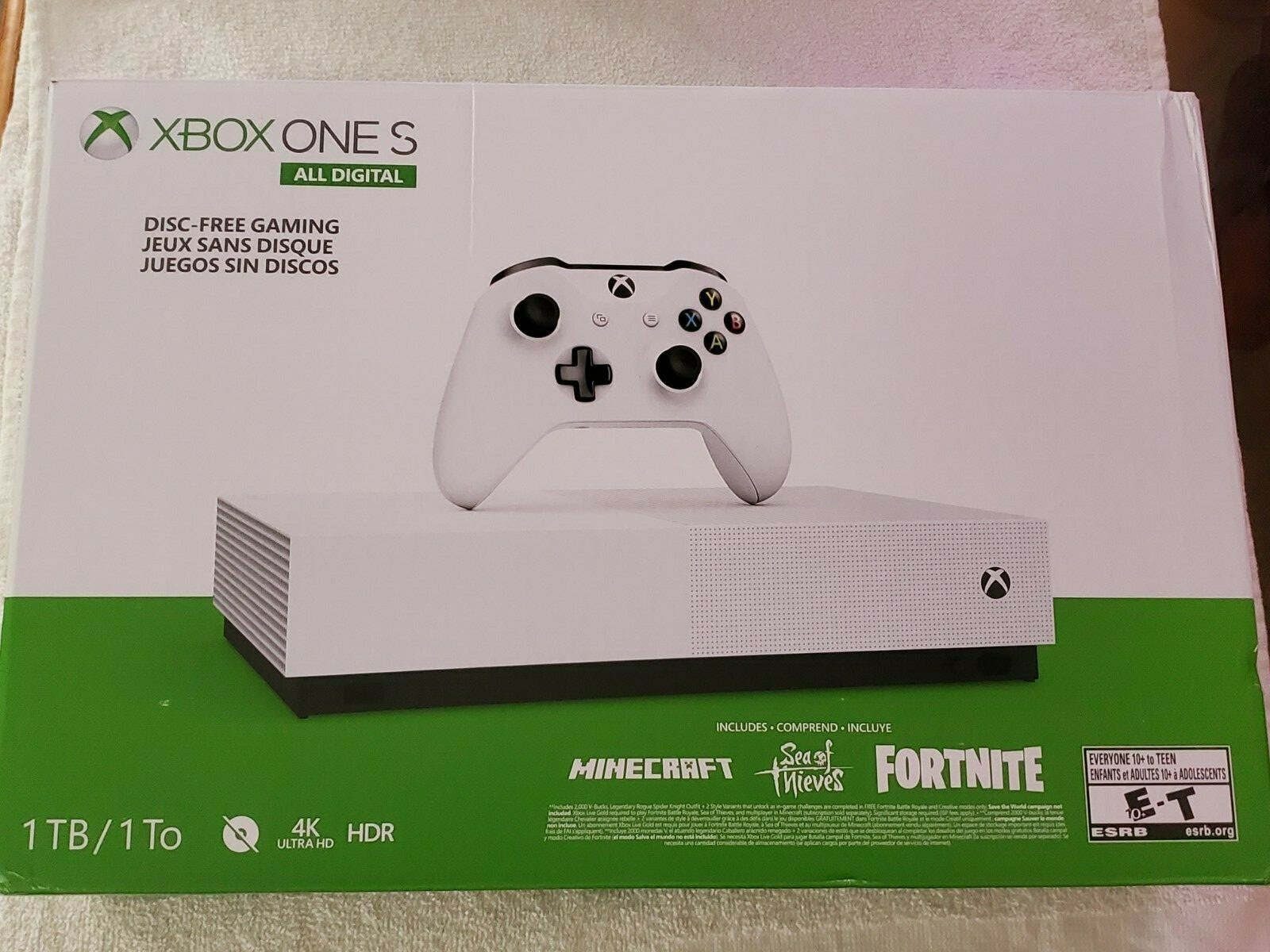 microsoft xbox one s 1tb video game console white