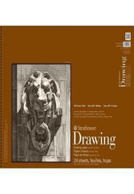 Strathmore 18x24 Cream Drawing Pad 24 Sheets Smooth Surface Micro Perforated