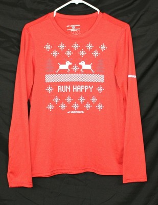 brooks run happy long sleeve shirt