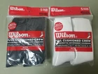 New Mens Wilson 5 Pk. Full Cushioned Crew Socks. 2 Colors to Choose.