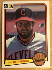 1983 Donruss Toby Harrah Baseball Card #337 Indians High-Grade NM O/C