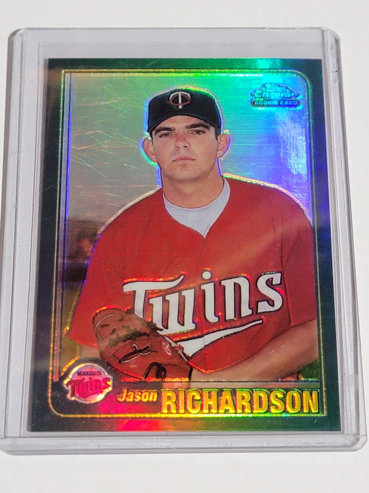 2001 Topps Traded Chrome Retrofractor Refractor PR ~355 Jason Richardson Twins